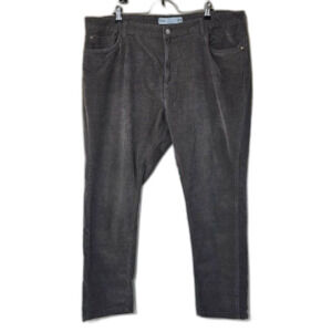 SZ 22S Anthology Micro Cords Grey Slim Cut Corduroy Pants Trousers 42X28